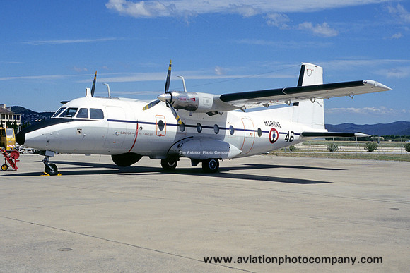 French Navy 28F Nord 262E 46 at Hyeres (2004)