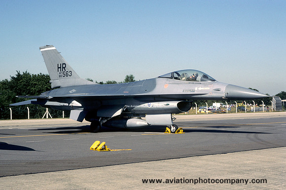 USAF 50 TFW 313 TFS GD F-16A 80-0563/HR (1983)