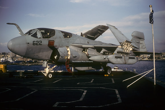 US Navy VAQ-137 Grumman EA-6B Prowler 161348/AB-622 on board USS America (1992)