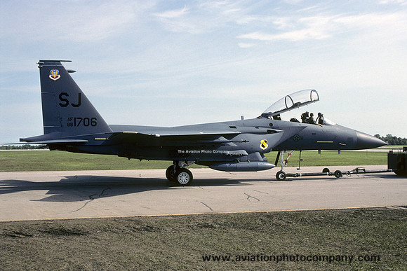 USAF 4 FW 334 FS McDonnell Douglas F-15E Strike Eagle 88-1706/SJ (1992)