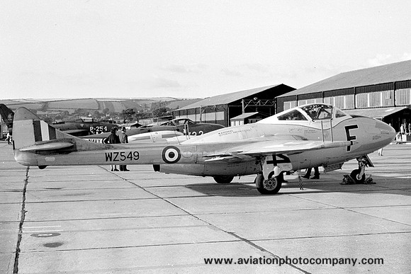 RAF CATCS De Havilland Vampire T.11 WZ549 (1969)