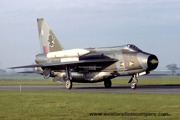 RAF 11 Squadron English Electric Lightning F.6 XS904/B (1977)