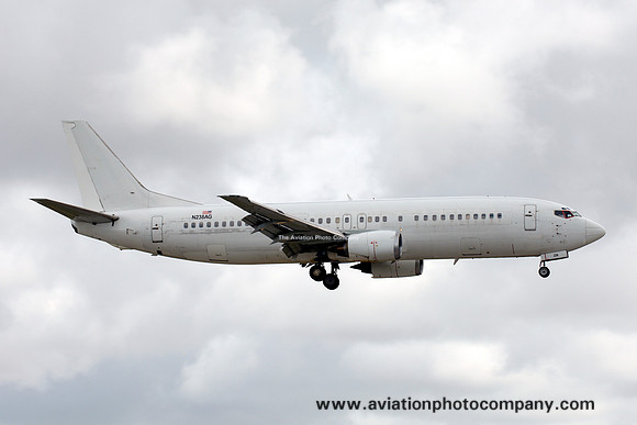 Unmarked Boeing 737-400 N238AG at Miami IAP (2013)
