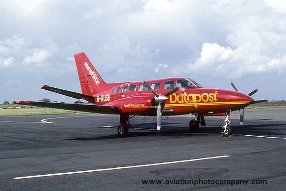 Euroflite Datapost Cessna 404 Titan G-RUSH (1982)