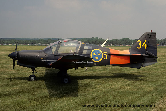 Swedish Air Force F5 SAL Bulldog Sk61D 61034 (1986)