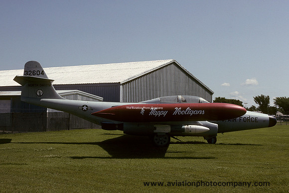 USAF North Dakota ANG Northrop F-89J Scorpion 53-2604 displayed at Hector Field (1992)