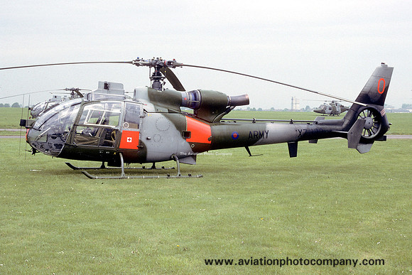 AAC 670 Squadron Westland Gazelle AH.1 XZ332 at Middle Wallop (1994)