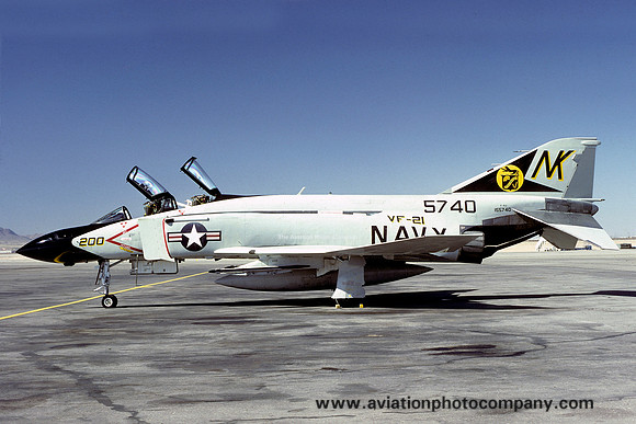 US Navy VF-21 McDonnell F-4J Phantom 155740/NK-200 (1980)