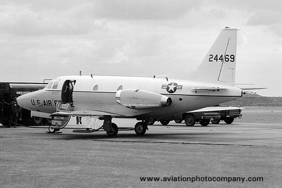 USAF 7101 ABW North American T-39A Sabreliner 62-4469 (1975)