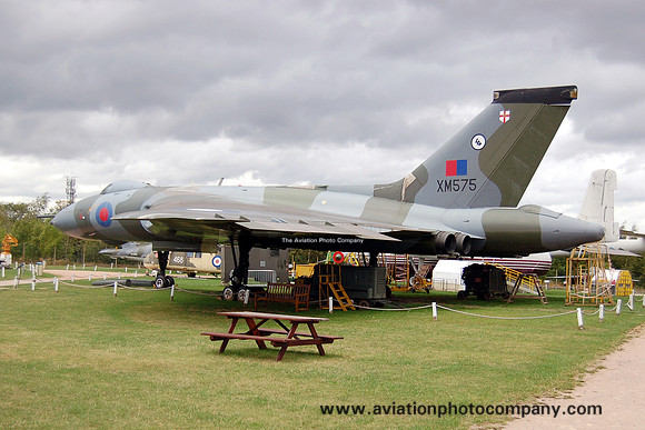 RAF Avro Vulcan B.2 XM575 at the East Midlands Aeropark (2011)