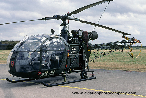 German Army HFWS Sud Alouette II 75+95 (2003)
