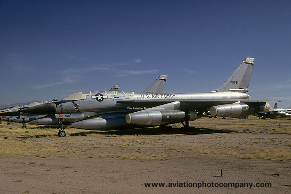 USAF Convair B-58A Hustler 57-1021 at MASDC Davis Monthan (1970)