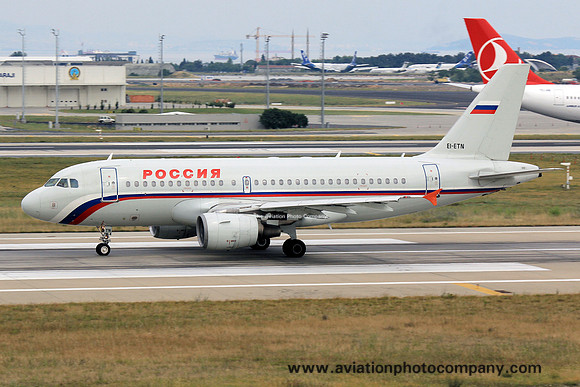Rossiya Airbus A319-100 EI-ETN at Istanbul IAP (2014)