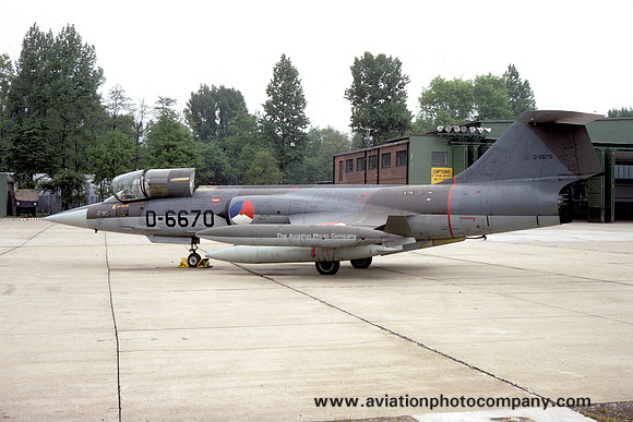 Dutch Air Force 311 Squadron Lockheed F-104G Starfighter D-6670 (1970)