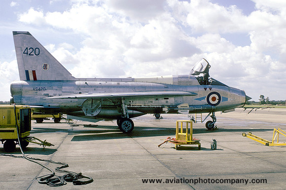 RAF 226 OCU 2T Squadron English Electric Lightning T.5 XS420 (1974)