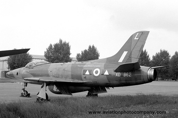 RAF 2 Squadron Supermarine Swift FR.5 XD962/L (1960)