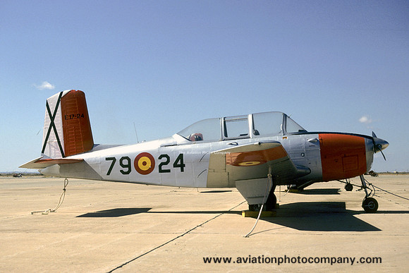 Spanish Air Force Ala 79 Beech T-34A Mentor E.17-24/79-24 (1988)