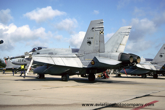 Spanish Air Force Ala 46 McDonnell Douglas F/A-18A Hornet C.15-96/46-24 at Florennes (2004)