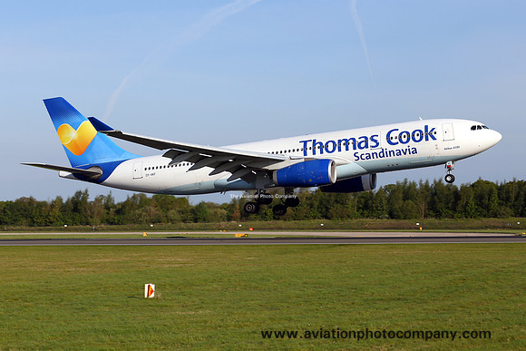 Thomas Cook Scandinavia Airbus A330-200 OY-VKF at Manchester (2014)