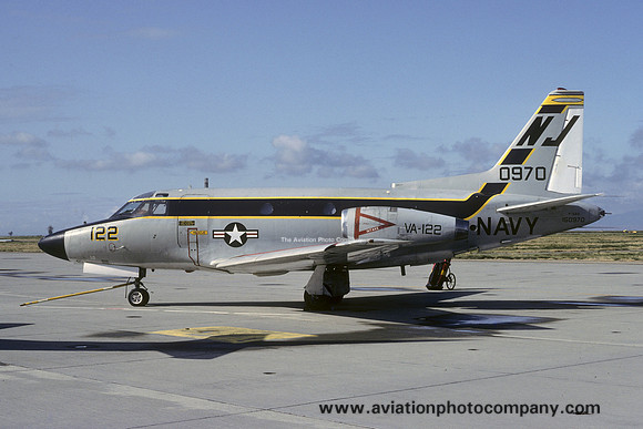 US Navy VA-122 North American T-39D Sabreliner 150970/NJ-122 (1983)
