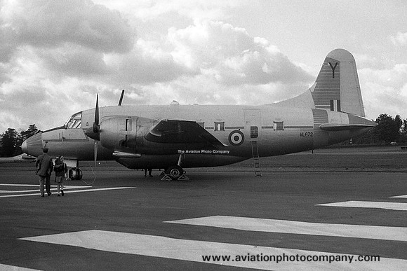 RAF 2 ANS Vickers Varsity T.1 WL672/Y at RAF Colerne (1965)