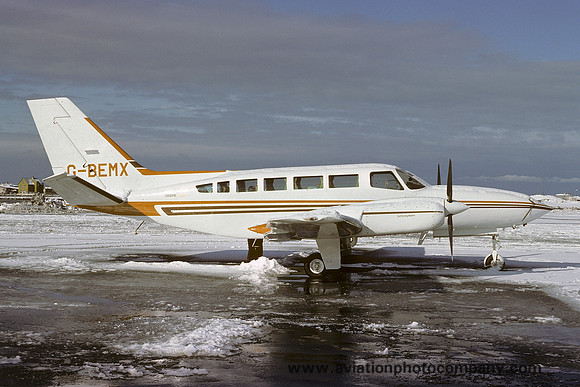 Cessna 404 Titan G-BEMX at Reykjavik