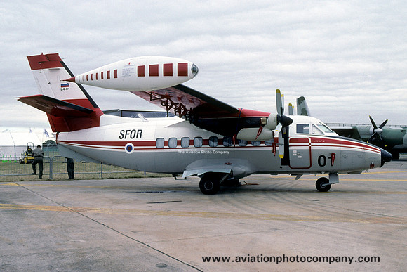 Slovenian Air Force LET L-410UVP L4-01 at RIAT Fairford (2003)