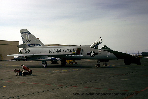 USAF Montana ANG 186 FIS Convair F-106A Delta Dart 57-2464 (1979)