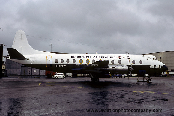 Occidental of Libya Inc Vickers Viscount G-APEY (1981)