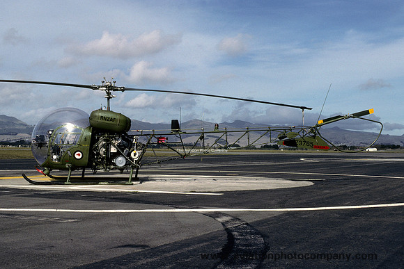 RNZAF 3 Squadron Bell 47G-3B1 NZ3705 (1988)