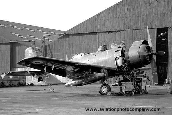Royal Navy Douglas Skyraider AEW.1 WT950 at Prestwick (1962)