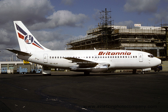 Britannia Airways Boeing 737-200 TF-VLK (1981)