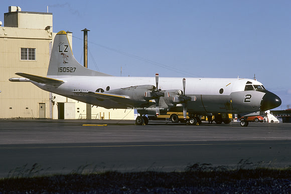 US Navy VP-94 Lockheed P-3A Orion 150527/LZ-2 at Keflavik (1979)