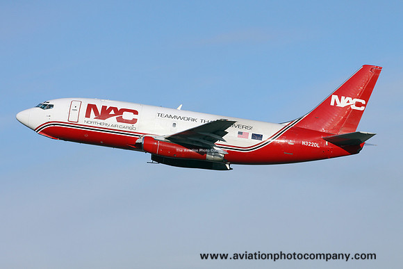 Northern Air Cargo Boeing 737-200F N322DL at Anchorage (2016)
