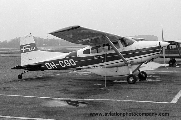 Finn Wing Data Transport Cessna 185 OH-CGO