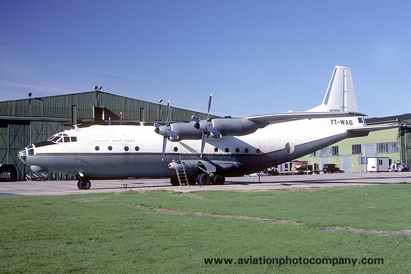 Algerian Air Force Antonov An-12 7T-WAB (1987)