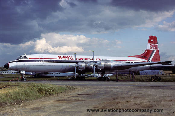 Bayu Indonesia Air Canadair CL-44D4-2 PK-BAZ (1979)