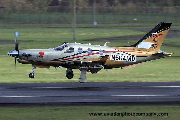 SOCATA TBM-960 N504MD at Prestwick (2023)