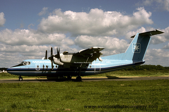 Maersk Air DHC-7-100 OY-MBC (1988)