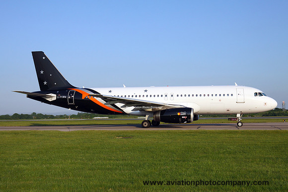 Titan Airways Airbus A320-200 G-POWM at Manchester IAP (2016)