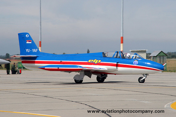 Soko G-2 Galeb YU-YAF at Kecskemet (2008)