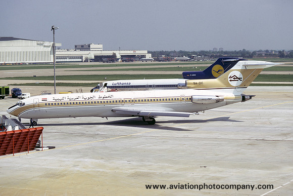 Libyan Arab Airlines Boeing 727-2L5(A) 5A-DIC at Heathrow