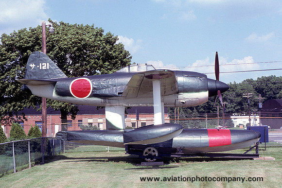 Japanese Air Force Kawanishi N1K Rex displayed at NAS Willow Grove (1975)