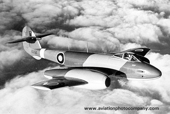 RAF Gloster Meteor F.4 EE521 Air to Air