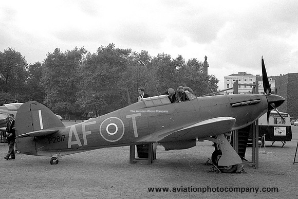 RAF Hawker Hurricane II P2617 at Horse Guard Parade