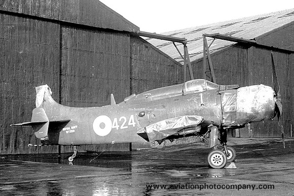 Royal Navy Douglas Skyraider AEW.1 WT959 at Prestwick (1962)