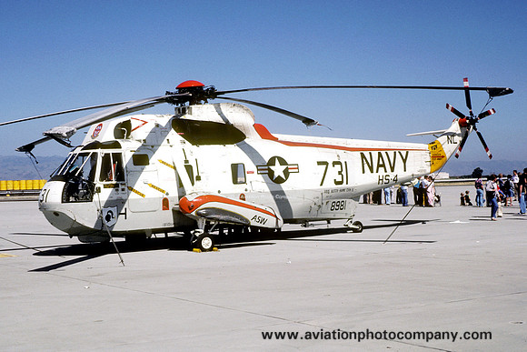 US Navy HS-4 Sikorsky SH-3H Sea King 148981/NL-731 (1980)