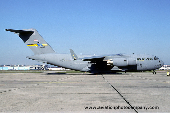 USAF 437/315 AW McDonnell Douglas C-17A 96-0008 at Frankfurt Rhein Main (1999)
