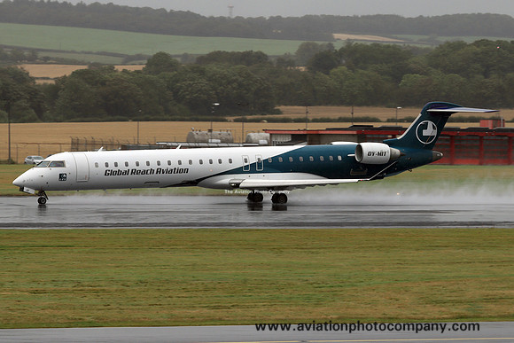 Global Reach Aviaton Bombardier CRJ-900 OY-MIT at Prestwick (2024)