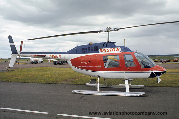 Bristow Helicopters Bell 206B Jet Ranger II G-BAUN (1977)